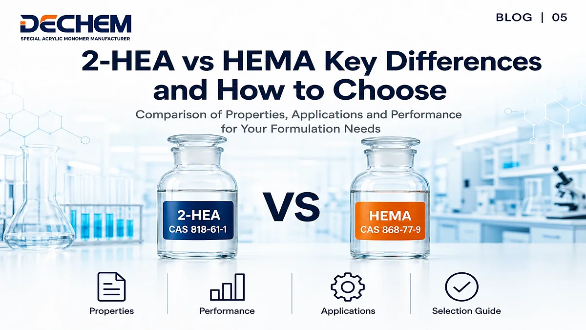 2-HEA vs HEMA: Key Differences and How to Choose