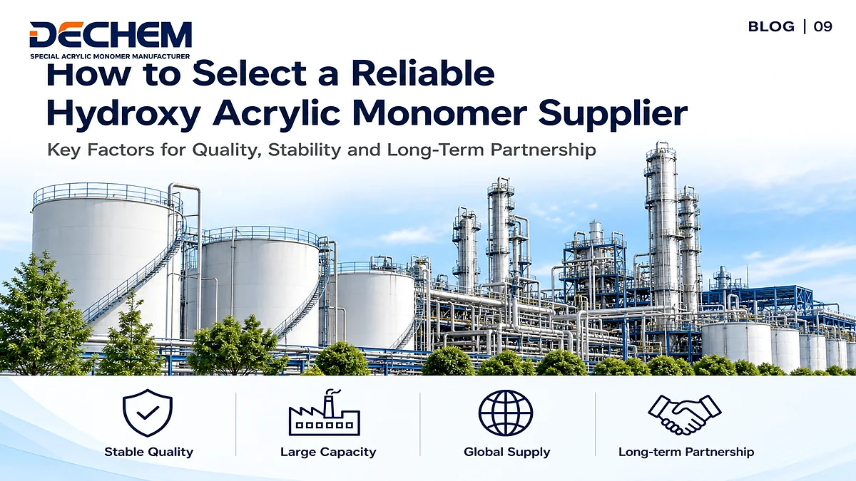 How to Select a Reliable Hydroxy Acrylic Monomer Supplier